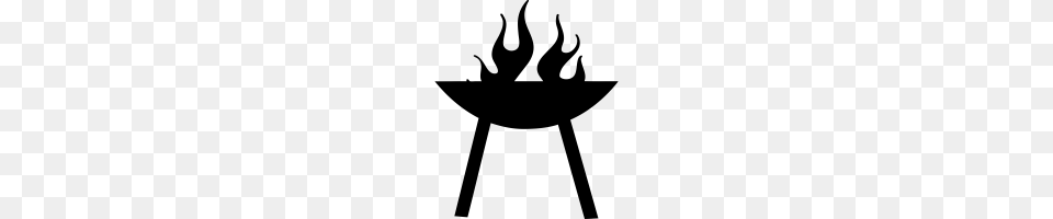 Fire Pit Icons Noun Project, Gray Free Transparent Png