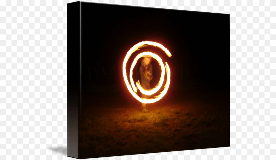 Fire Poi Circle Danger Flame By Campbell Potter Neon, Juggling, Nature, Night, Outdoors Free Transparent Png