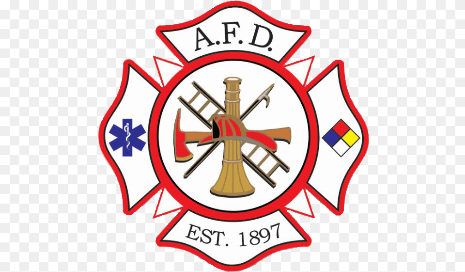 Fire Rescue Maltese Cross, Emblem, Logo, Symbol, Badge Free Png Download