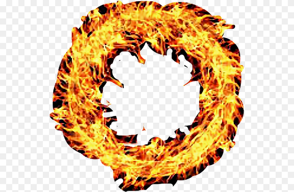 Fire Ring Freetoedit Circle, Flame, Bonfire Free Png