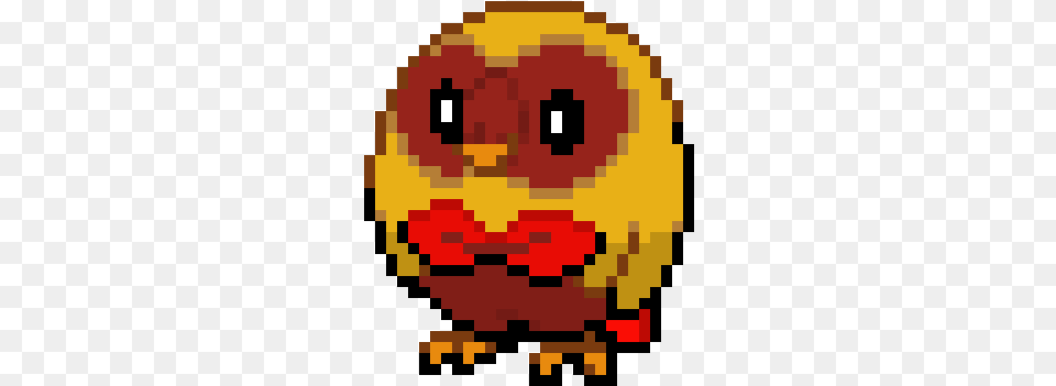 Fire Rowlet Pixel Ship Wheel, Scoreboard Free Transparent Png