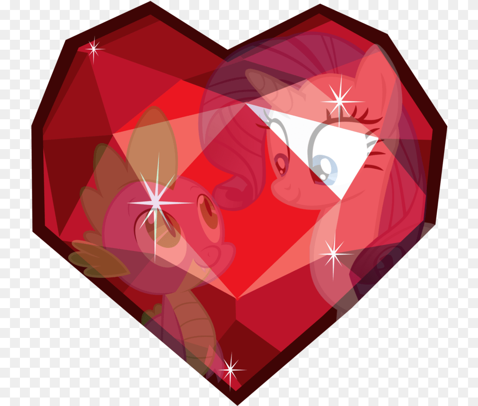 Fire Ruby Rarity Safe Shipping Simple Background Fire Ruby Mlp, Accessories, Heart, Jewelry, Diamond Png Image