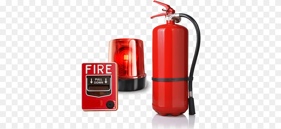 Fire Safety Fire Extinguisher And Fire Alarm, Cylinder, Gas Pump, Machine, Pump Png Image