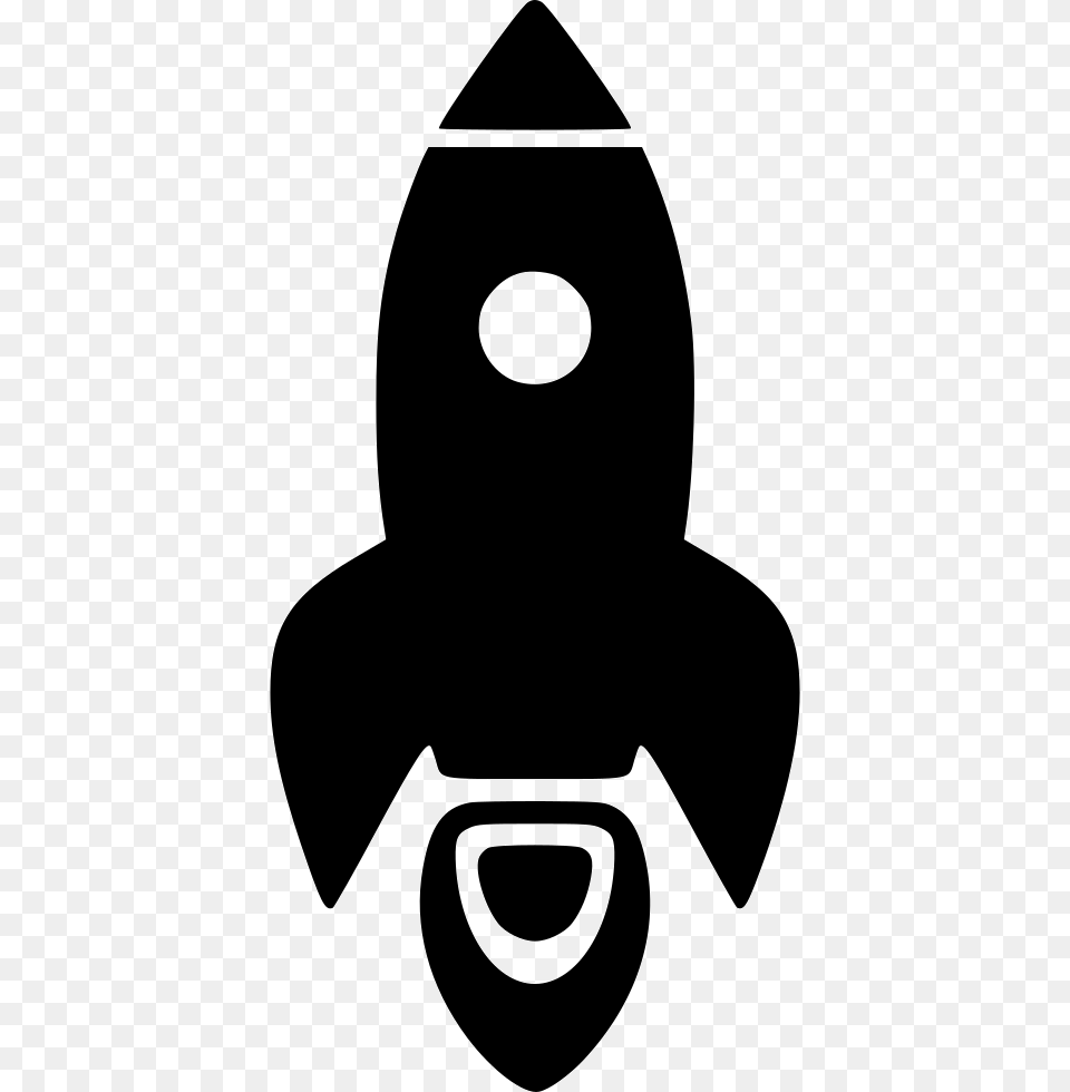 Fire Ship Space Science Satellite Rocket Speed Startup Icon Vector, Stencil, Silhouette, Person Free Transparent Png