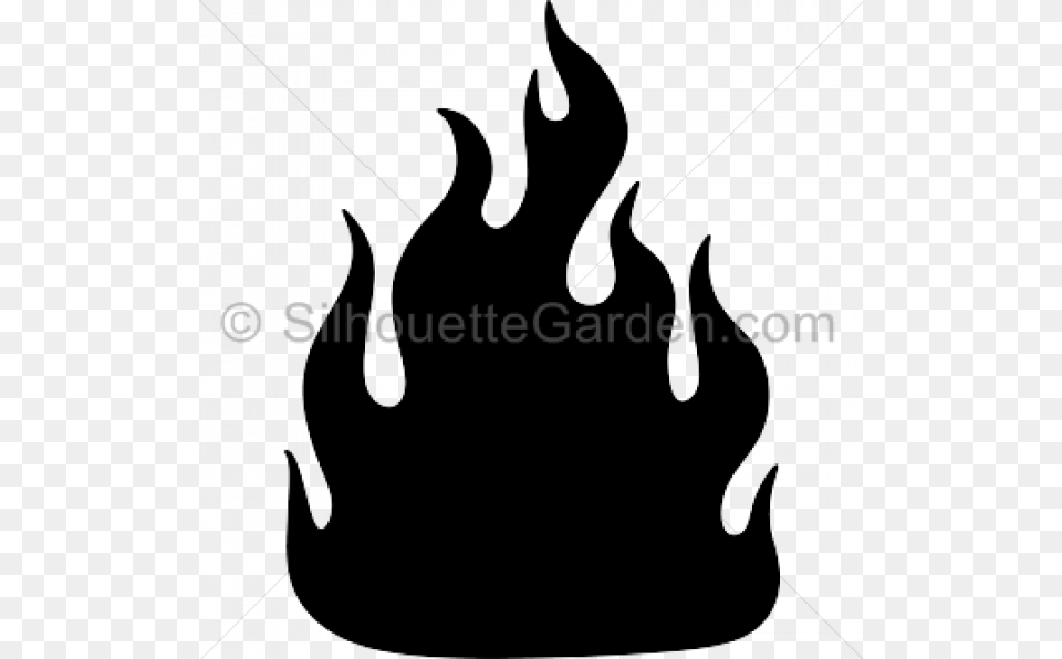 Fire Silhouette, Flame, Accessories, Smoke Pipe Png Image