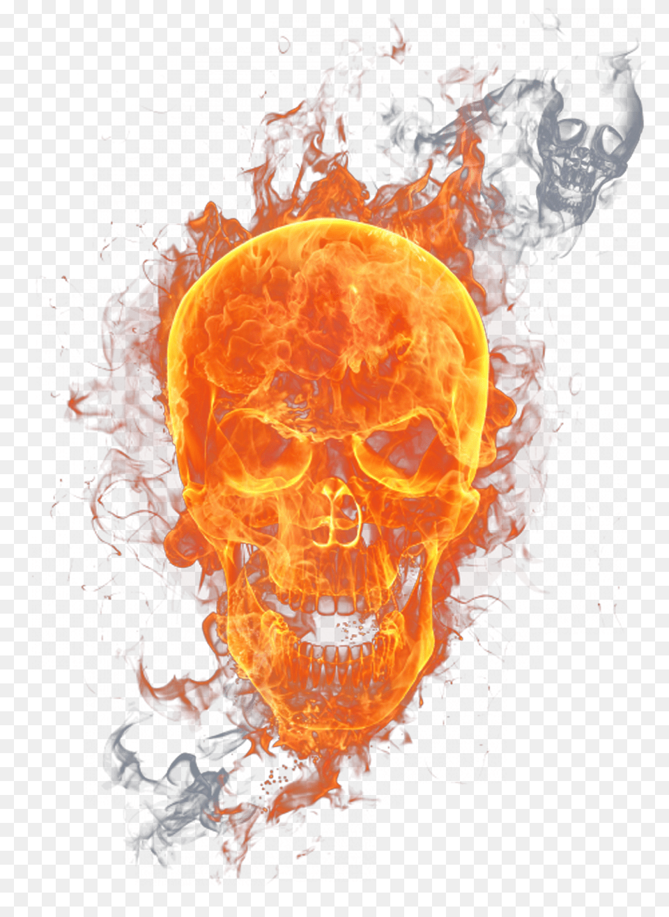 Fire Skull Hd, Flame, Bonfire Free Png