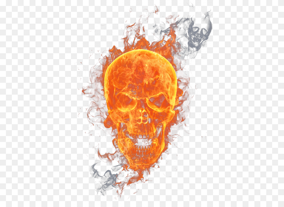 Fire Skull Hd, Flame, Bonfire Free Png