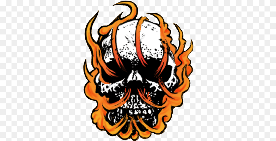 Fire Skull002 Cat, Emblem, Symbol, Flame, Adult Free Transparent Png