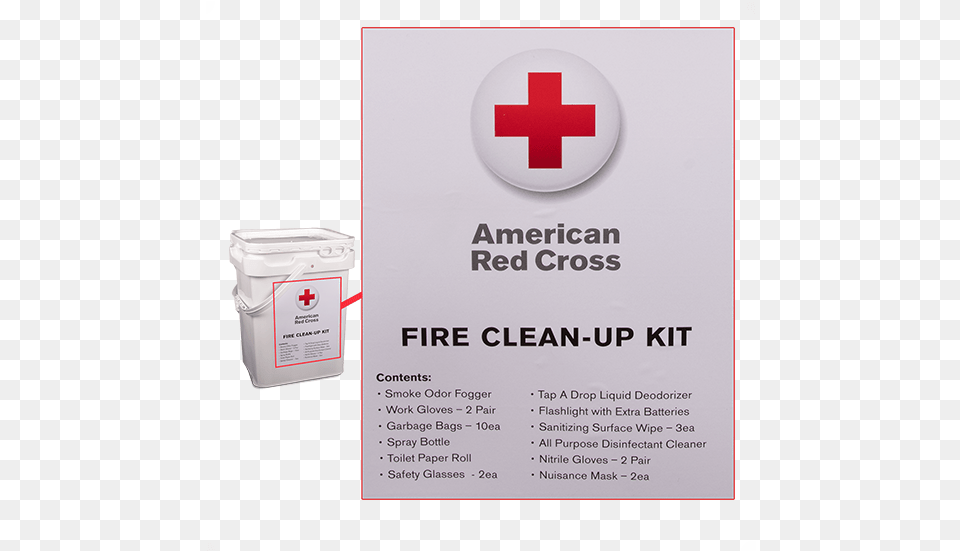 Fire Smoke Amp Odor Removal Kit American Red Cross, First Aid, Logo, Red Cross, Symbol Png Image