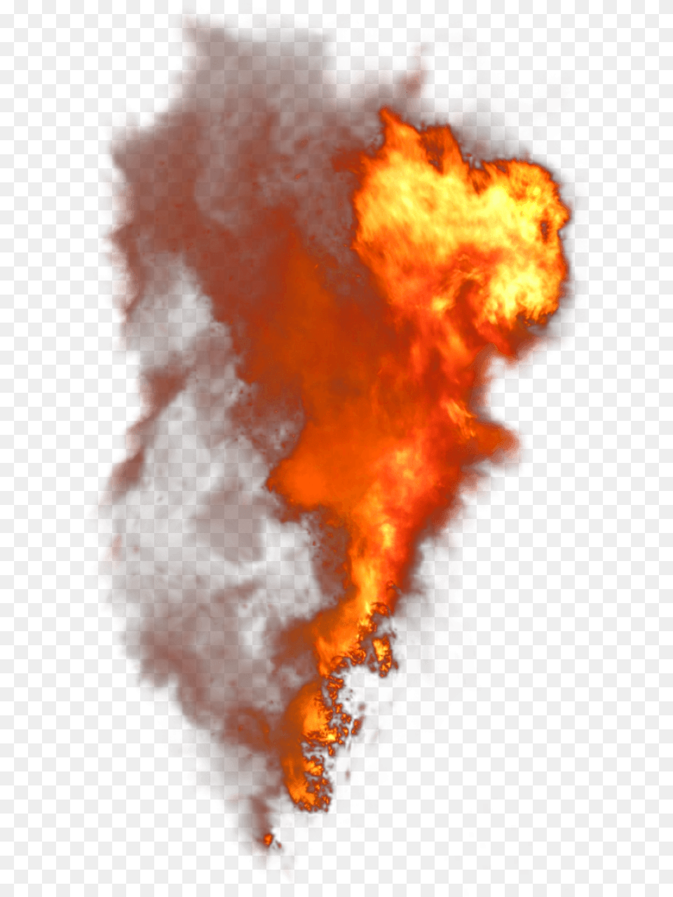 Fire Smoke Explosion Image Purepng Fire Smoke, Flame, Bonfire Free Png