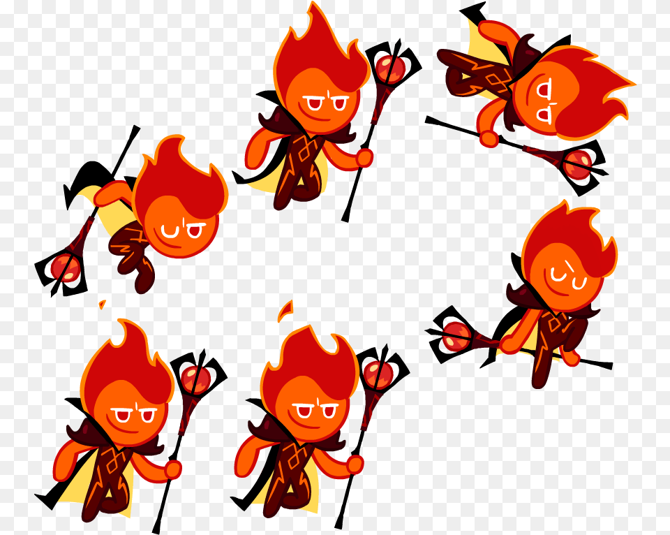 Fire Spirit Cookie Fire Spirit Cookie Sprite Sheet, Baby, Person, Face, Head Free Png Download