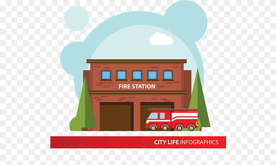 Fire Station Clipart Transparent 11 Fire Station City Clipart, Indoors Png