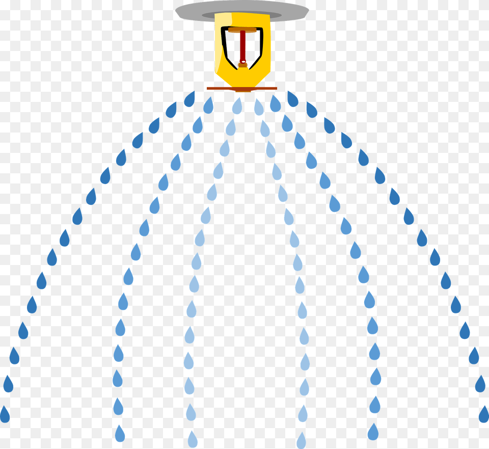 Fire Supression Sprinkler With Water Flowing Clipart, Person Png Image