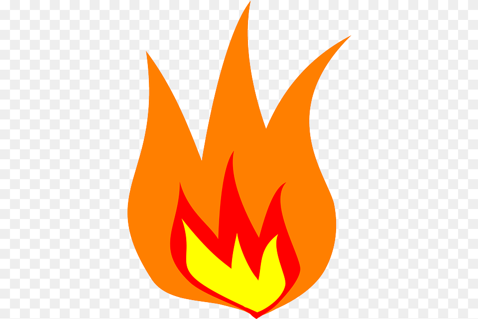 Fire Symbol Of Holy Spirit Clip Art Orange Fire, Flame, Leaf, Plant, Animal Free Transparent Png