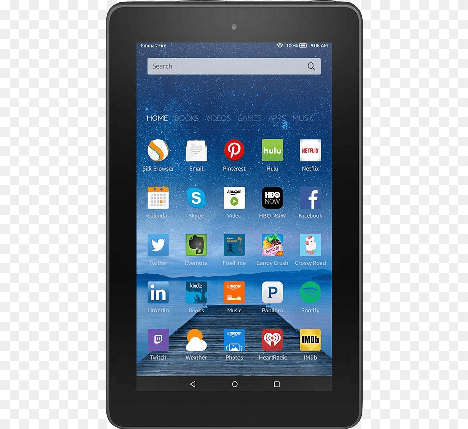 Fire Tablet Amazon Fire Tablet 5th Generation, Computer, Electronics, Tablet Computer, Mobile Phone Png Image