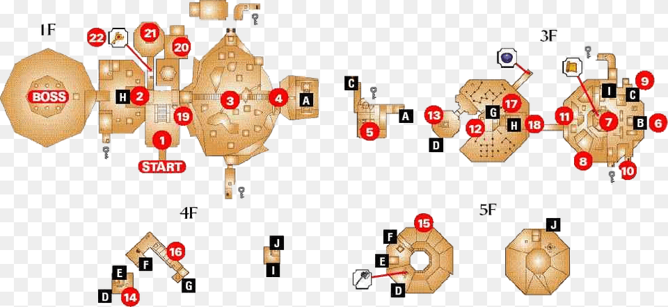 Fire Temple Map Fire Temple Ocarina Of Time Free Transparent Png
