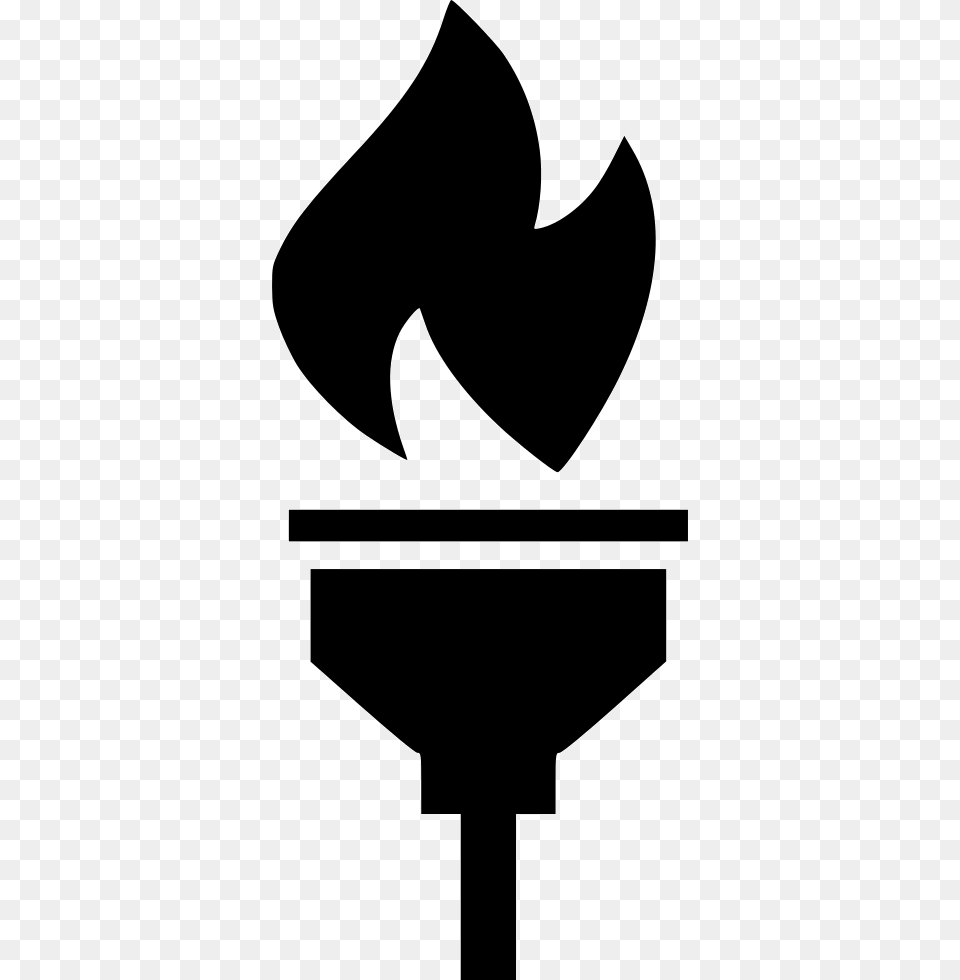 Fire Torch Burn, Stencil, Silhouette, Astronomy, Moon Png Image