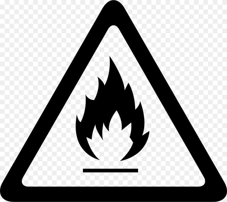 Fire Triangular Signal Fire Signal, Symbol, Triangle Png Image