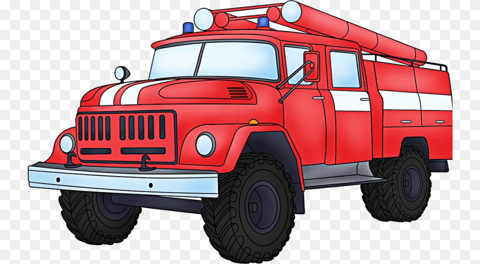 Fire Truck, Transportation, Vehicle, Car, Machine Png