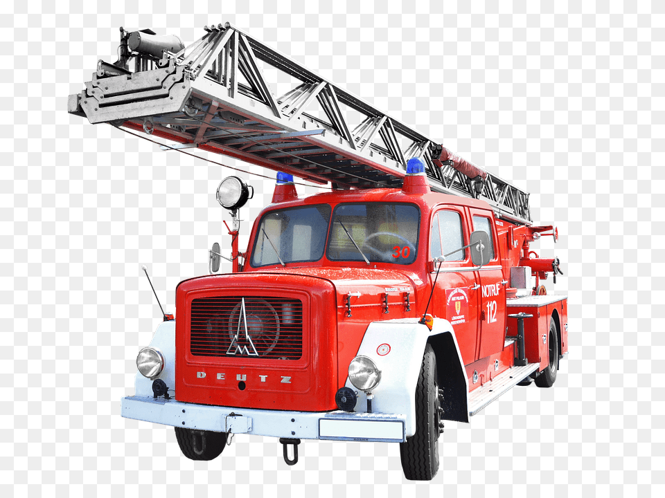 Fire Truck, Transportation, Vehicle, Machine, Wheel Free Png Download