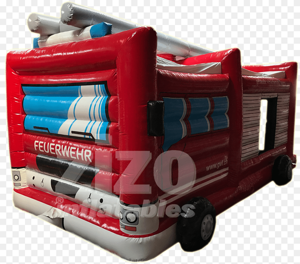 Fire Truck, Inflatable, Car, Transportation, Vehicle Free Transparent Png
