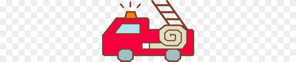 Fire Truck Clip Art, Transportation, Vehicle, Fire Truck Png Image