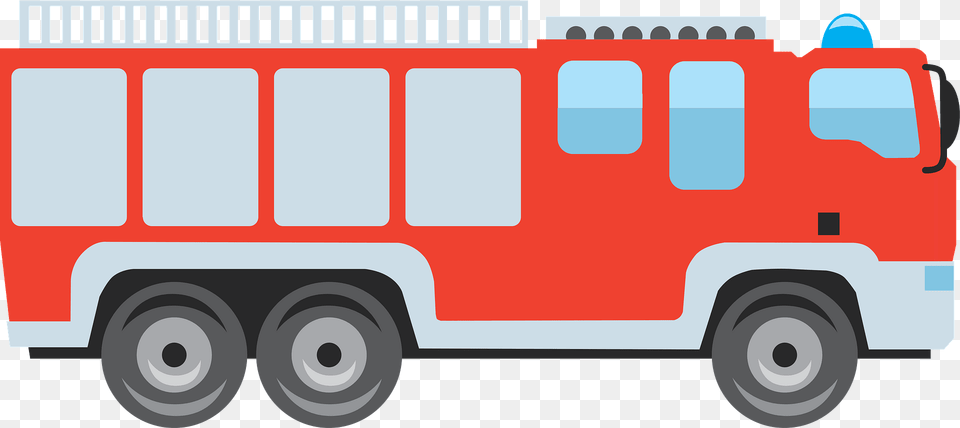 Fire Truck Clipart, Transportation, Vehicle, Fire Truck, Machine Png
