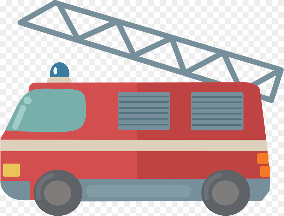 Fire Truck Clipart, Transportation, Vehicle, Moving Van, Van Free Png Download
