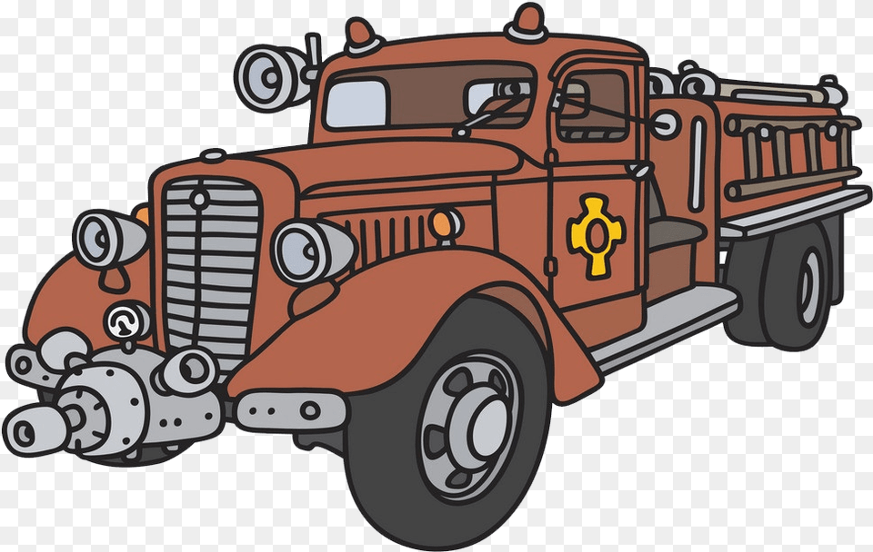 Fire Truck Clipart Clipartworld, Transportation, Vehicle, Fire Truck, Railway Png Image