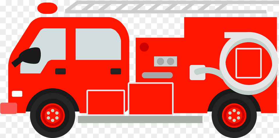 Fire Truck Clipart Commercial Vehicle, Transportation, Fire Truck, Fire Station, Moving Van Free Transparent Png