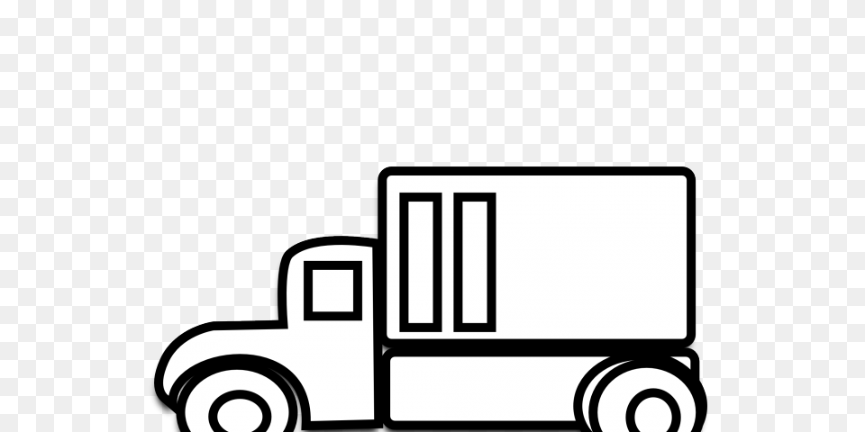 Fire Truck Clipart Long Truck, Moving Van, Transportation, Van, Vehicle Png Image