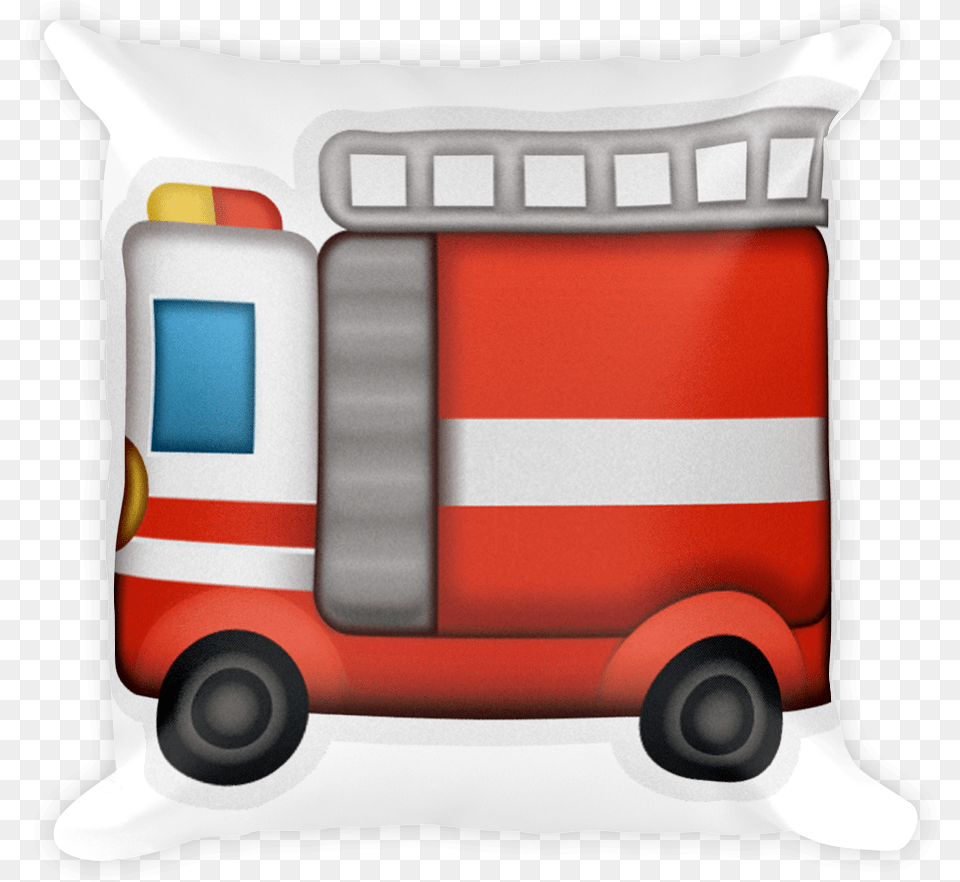 Fire Truck Emoji Clipart Fire Truck Emoji, Cushion, Home Decor, Pillow, Machine Free Png