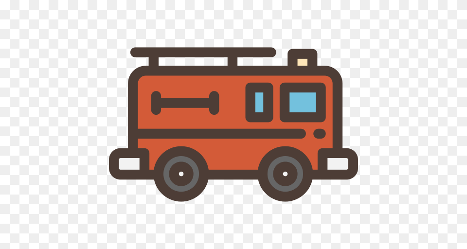 Fire Truck Icon, Transportation, Vehicle, Fire Truck, Moving Van Free Png Download