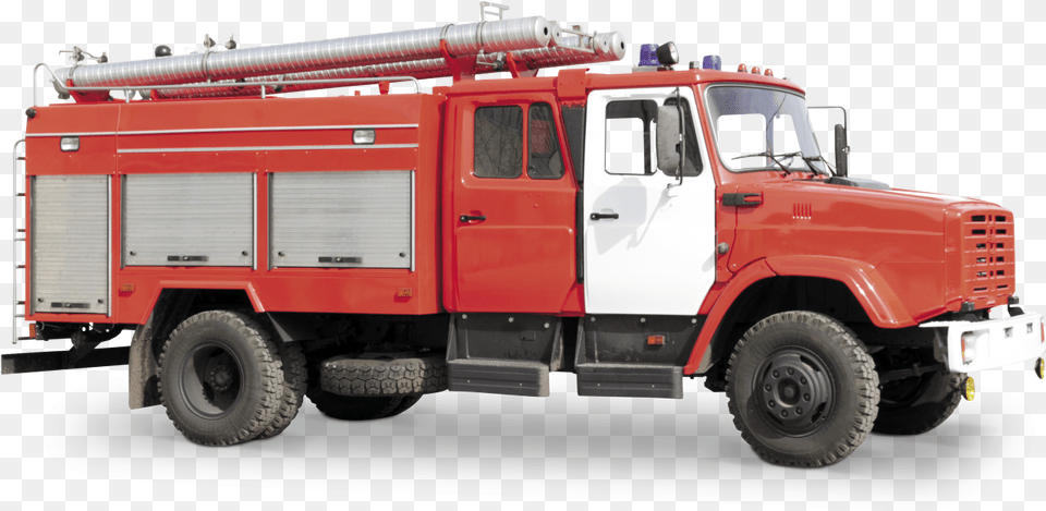 Fire Truck Image Ac 40 Zil, Transportation, Vehicle, Machine, Wheel Free Png