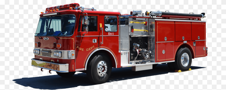 Fire Truck Image Background Fire Truck, Transportation, Vehicle, Machine, Wheel Free Png