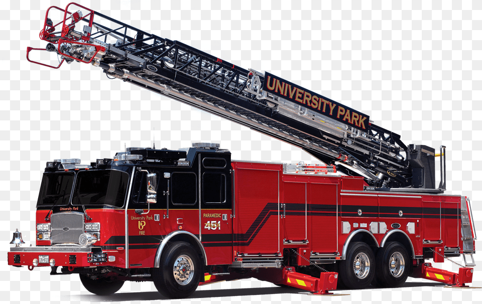 Fire Truck Ladder Eone Hps, Machine, Transportation, Vehicle, Wheel Free Png