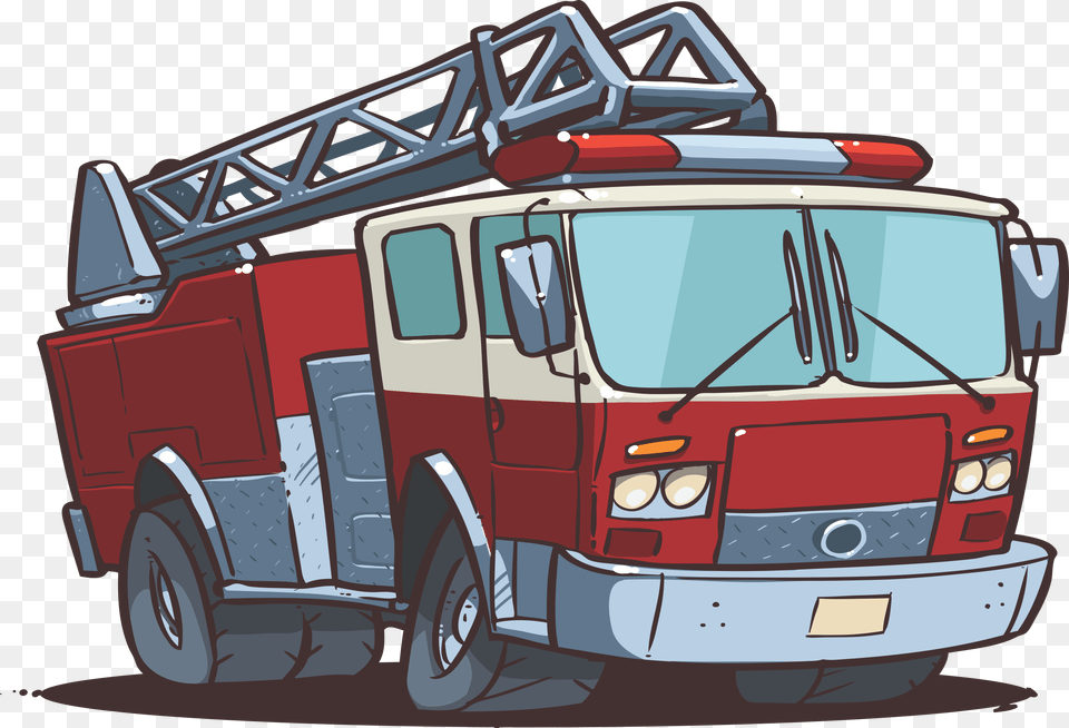 Fire Truck Siluet, Transportation, Vehicle, Fire Truck, Machine Png Image