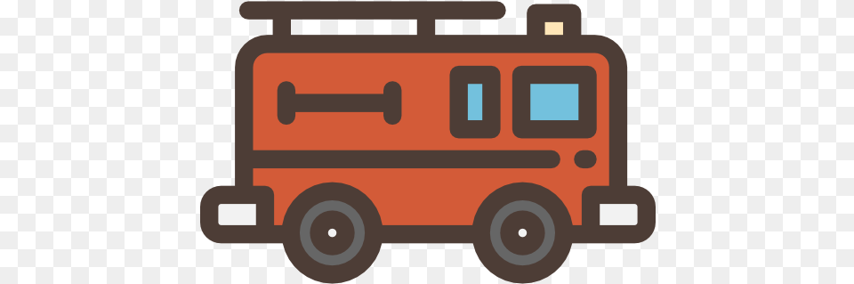 Fire Truck Transport Icons Police Car, Transportation, Vehicle, Moving Van, Van Free Png