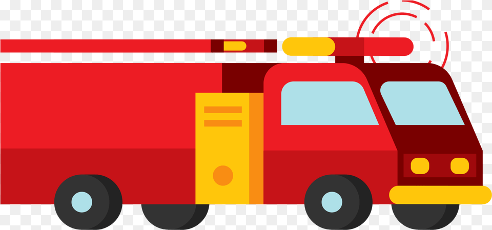 Fire Truck With Transparent Background Transparent Fire Hose Clipart, Transportation, Vehicle, Fire Truck, Fire Station Free Png Download