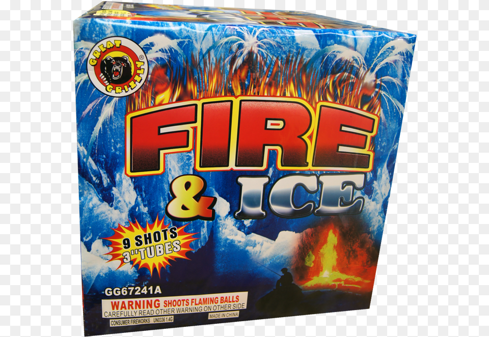 Fire U0026 Ice 9 Shot 3 Firecracker Free Png
