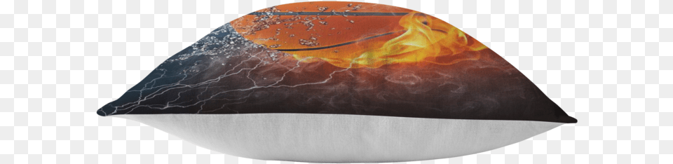 Fire Water Basketball Cold Cut, Cushion, Home Decor, Outdoors, Nature Png Image