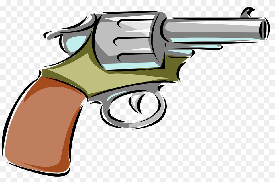 Firearm Cartoon Drawing Pistol Clip Art, Gun, Handgun, Weapon, Appliance Free Png Download