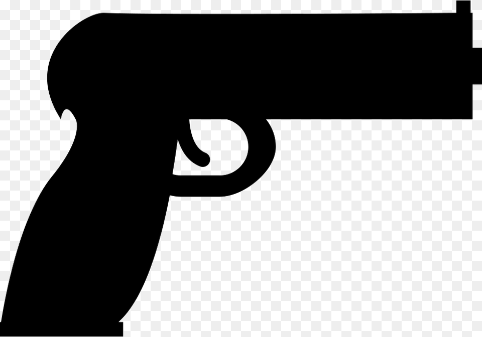 Firearm Icono Arma De Fuego, Gun, Handgun, Silhouette, Weapon Png