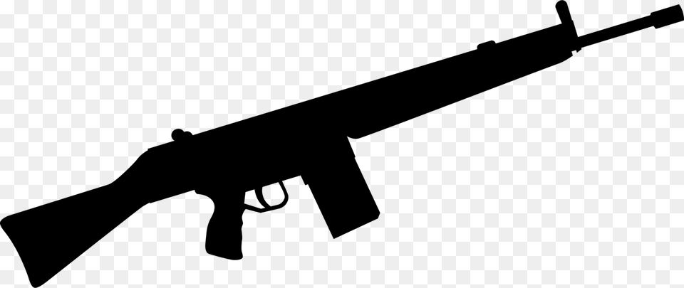 Firearm Rifle Machine Gun Pistol, Gray Png Image