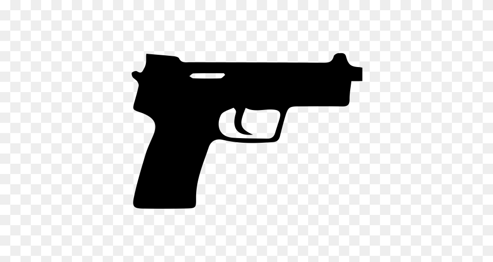 Firearms Guage Gun Icon With And Vector Format For Free, Gray Png Image