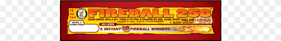 Fireball 250 J Fb250 Card Orange, Text, Advertisement Png