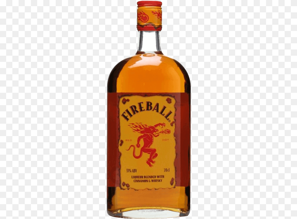 Fireball Cinnamon Shot Whisky Fireball Cinnamon Whisky, Alcohol, Beverage, Liquor, Food Free Transparent Png