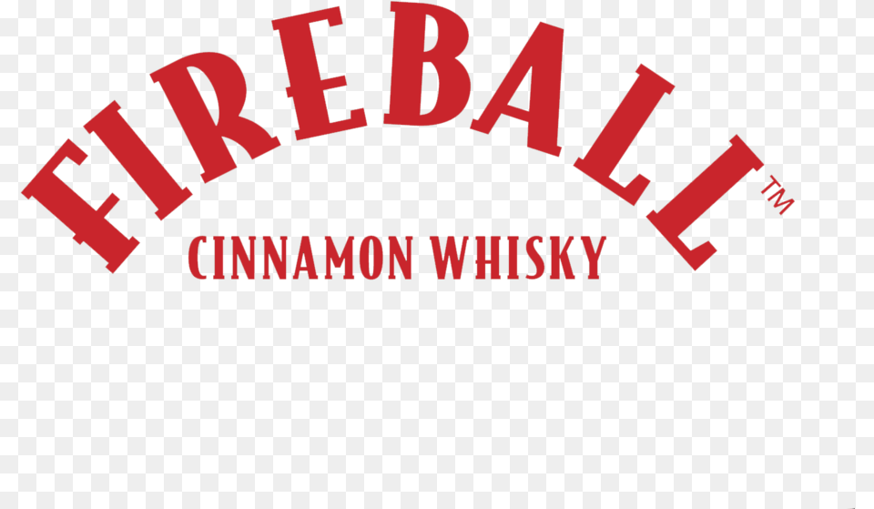 Fireball Cinnamon Whisky Arc Logo 4c Red On Fireball Whiskey, Baseball Cap, Cap, Clothing, Hat Png Image