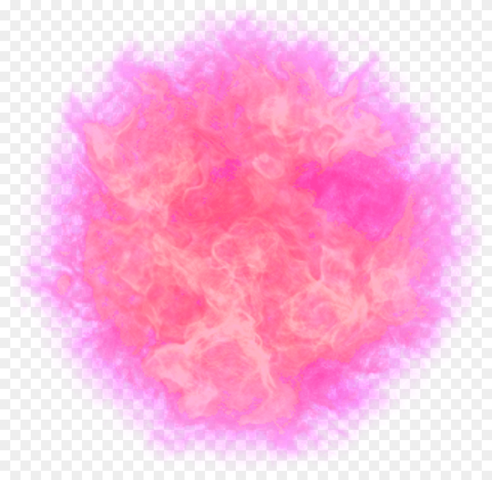 Fireball Fire Pink Red Ball Clouds Circle, Mineral Png Image