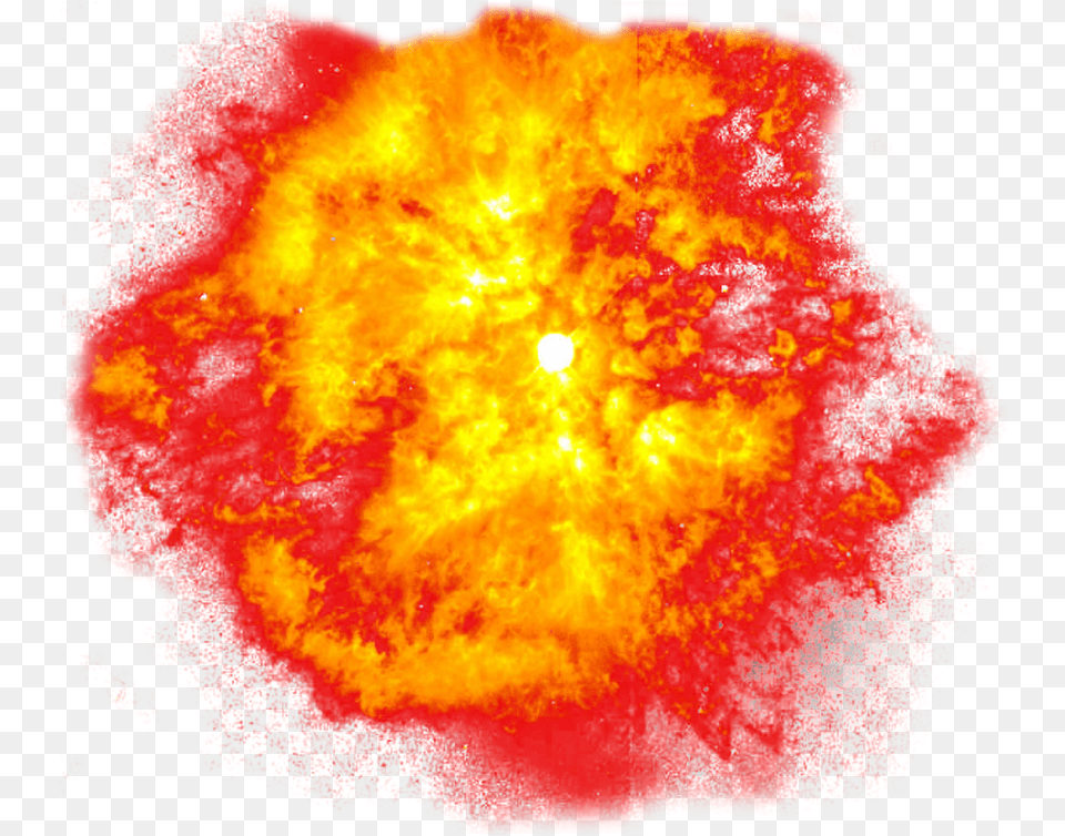Fireball Flaming Explosion Image Transparent Explosion, Sun, Sky, Outdoors, Nature Free Png Download